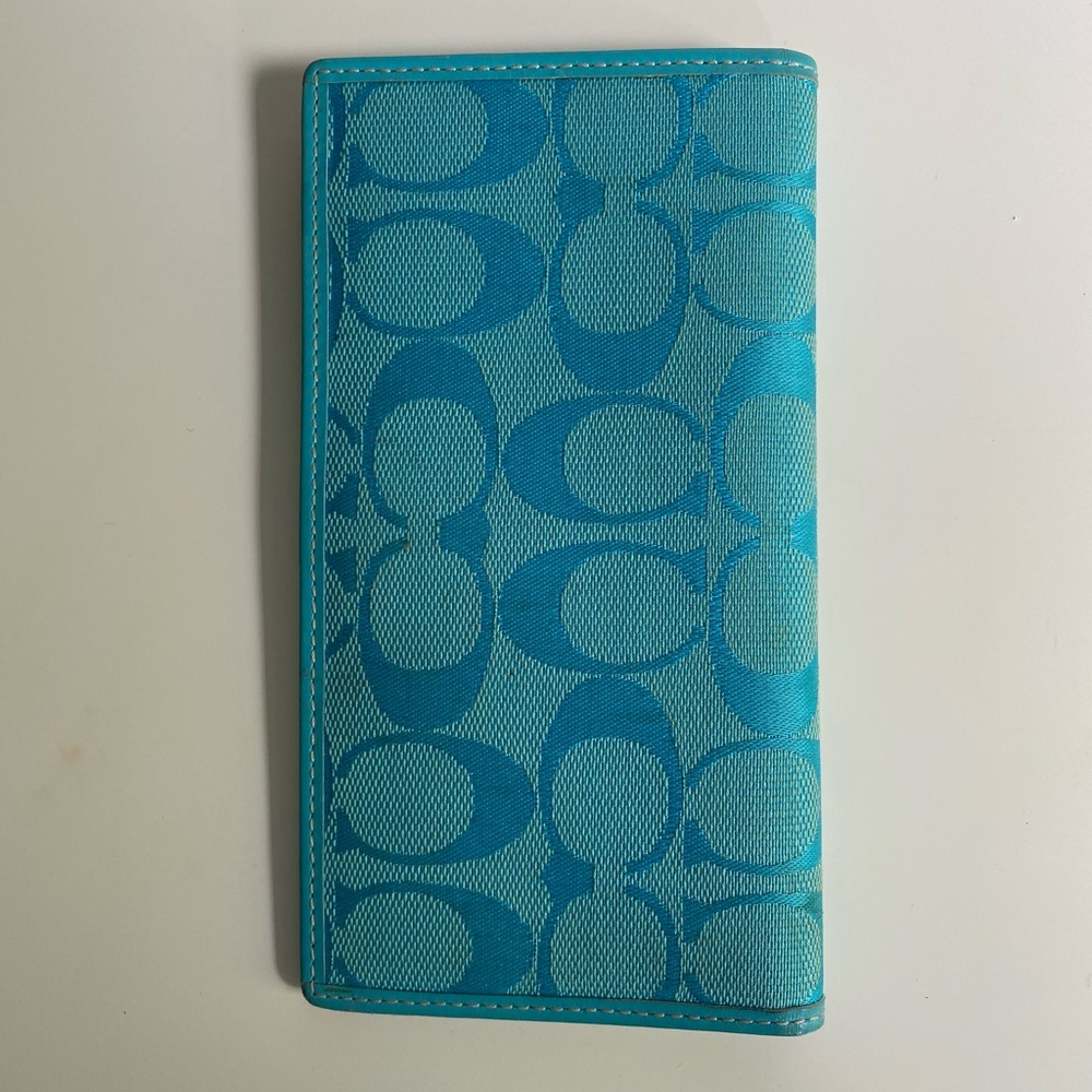 ❌SOLD❌ coach checkbook wallet